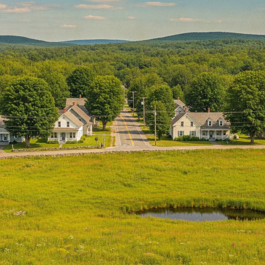 View of Litchfield, ME