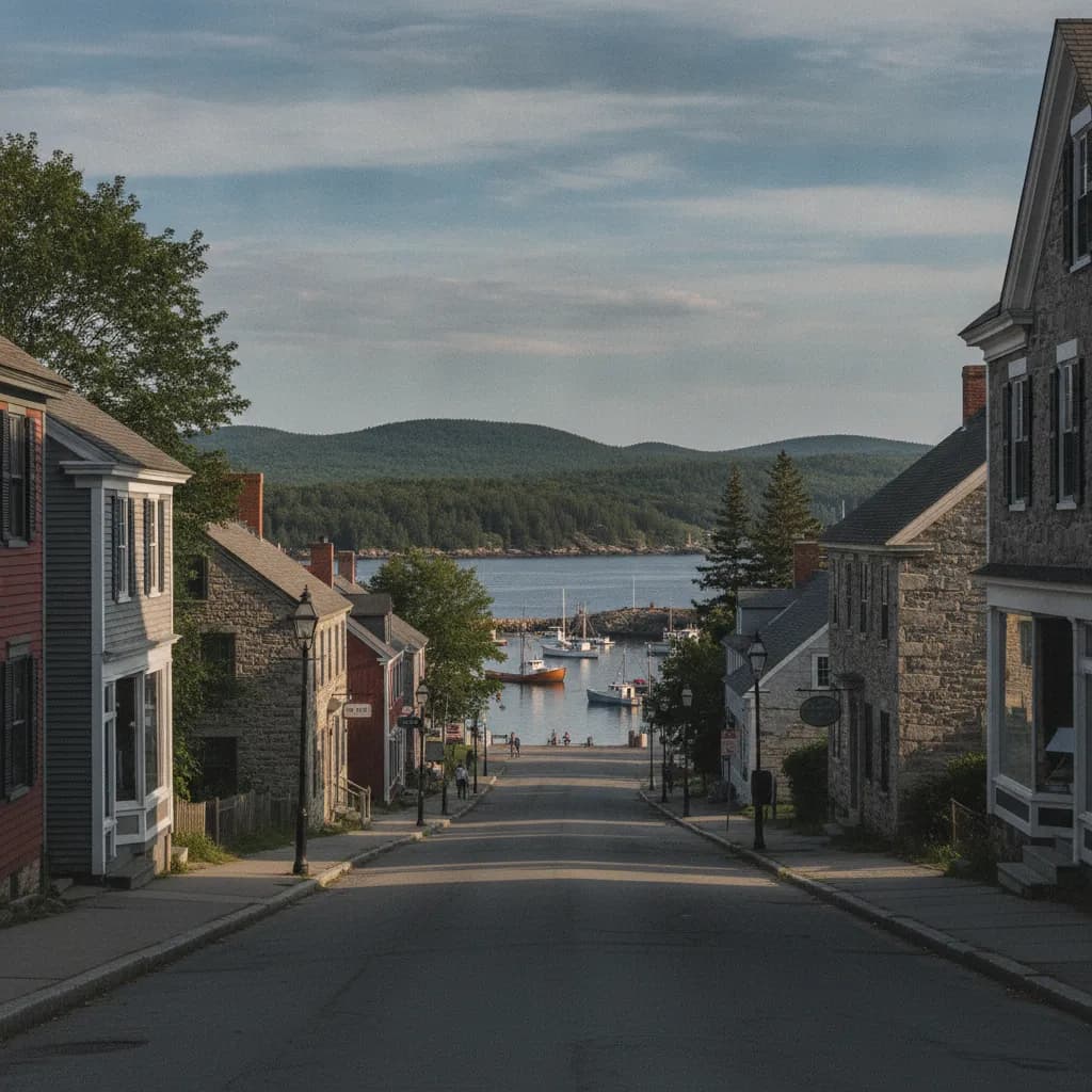 View of Old, ME