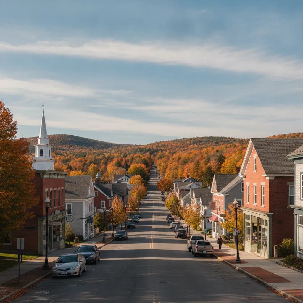 View of Oxford, ME