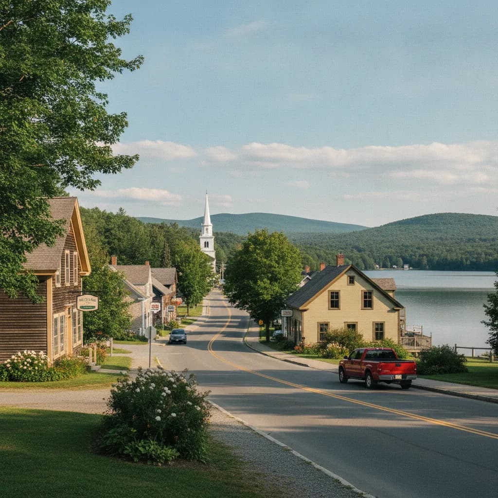 View of Poland, ME