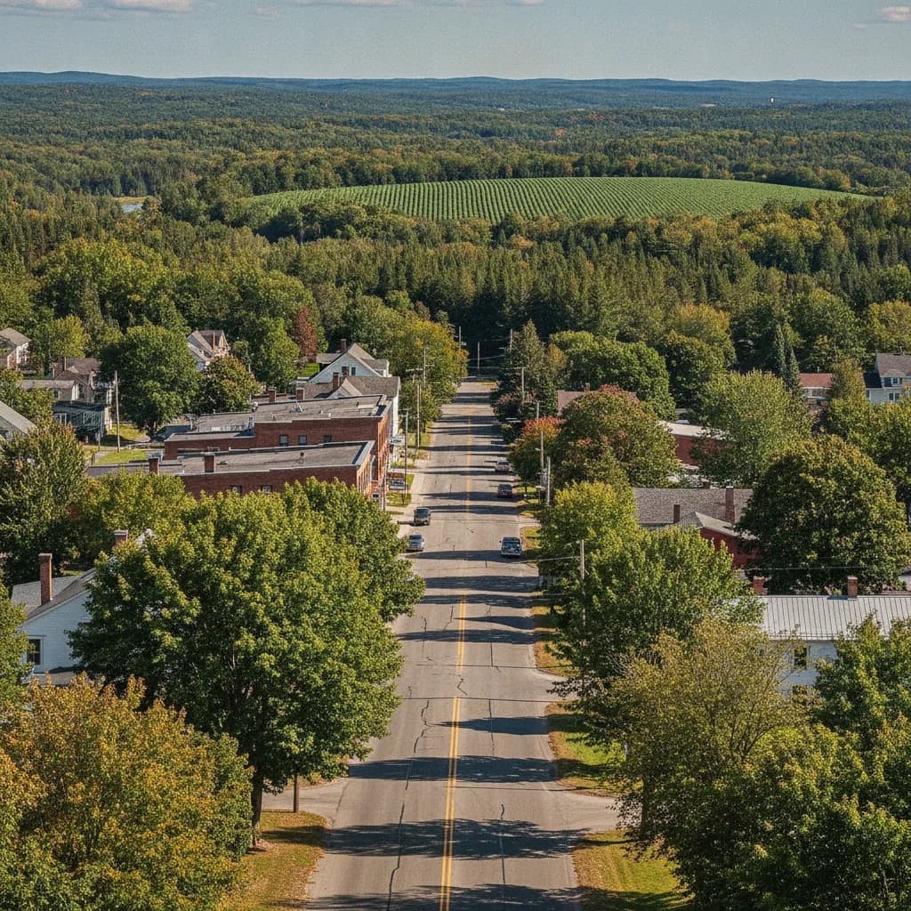 View of Presque Isle, ME