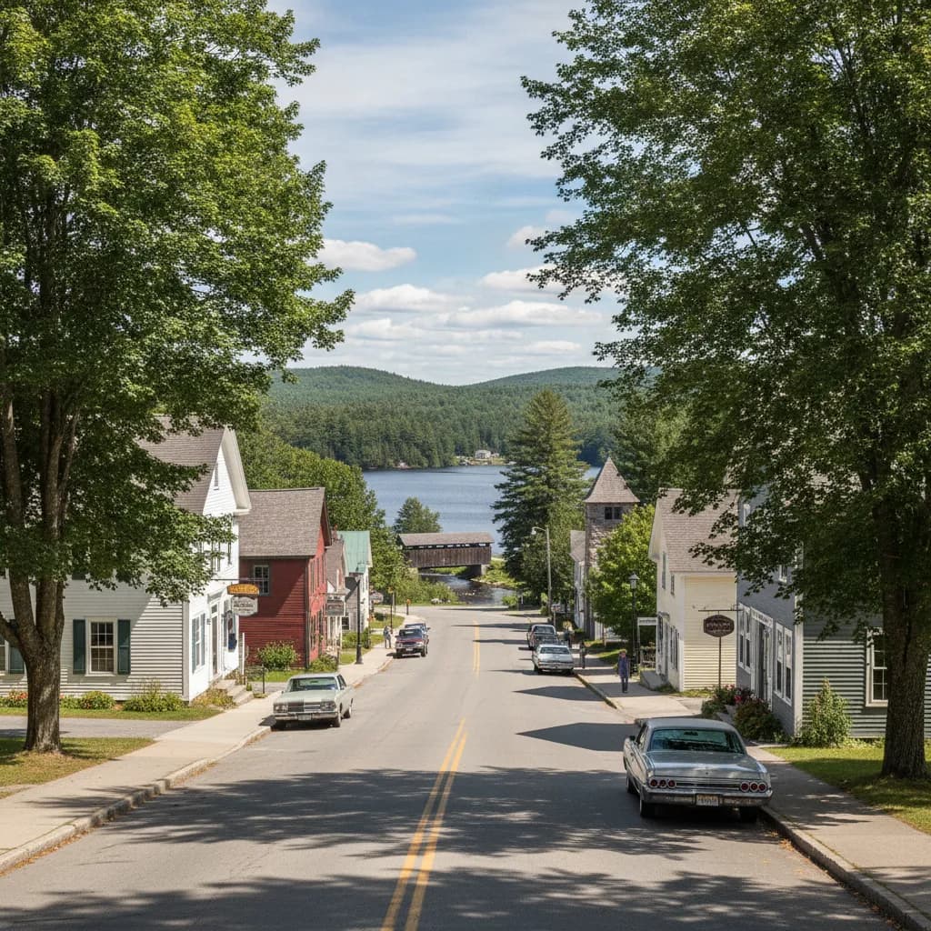 View of Raymond, ME