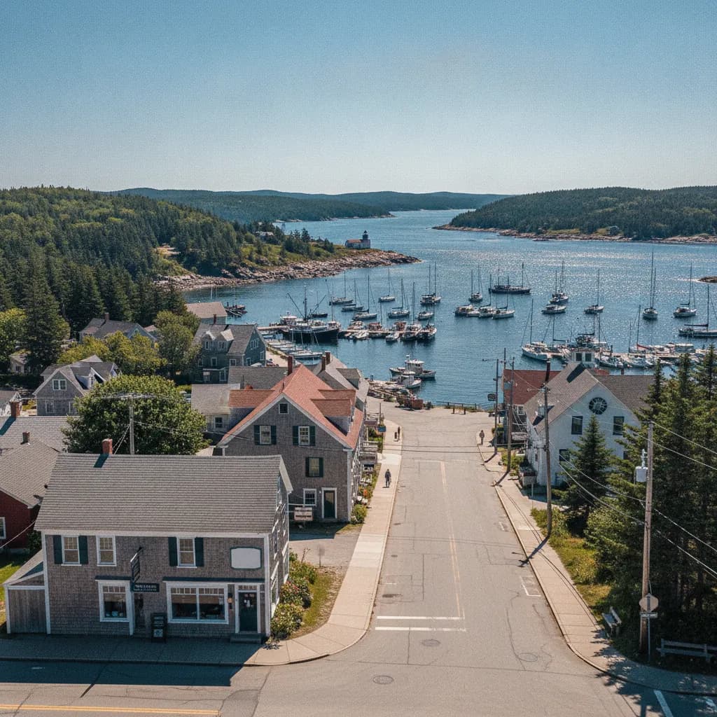 View of Rockport, ME