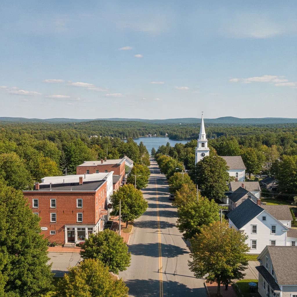 View of Standish, ME