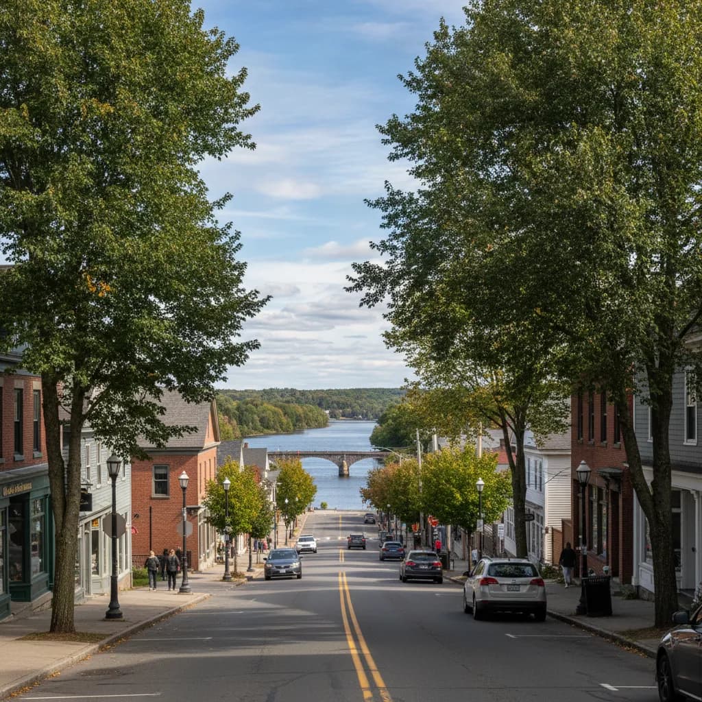 View of Topsham, ME