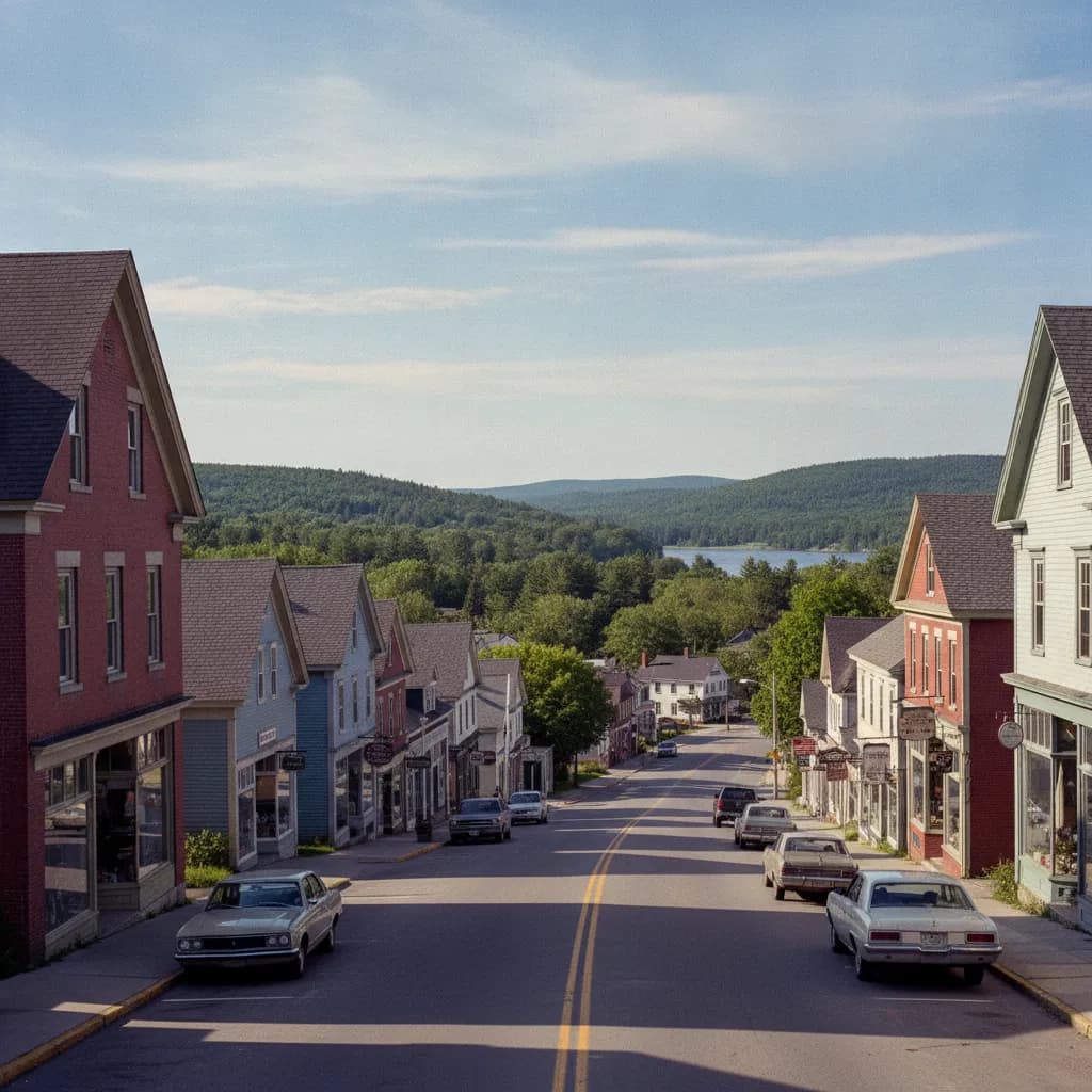 View of Waldoboro, ME