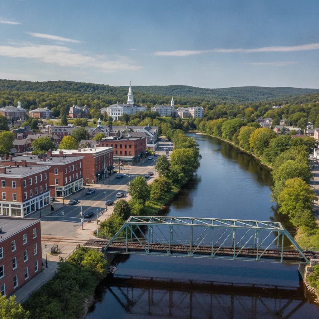 View of Waterville, ME