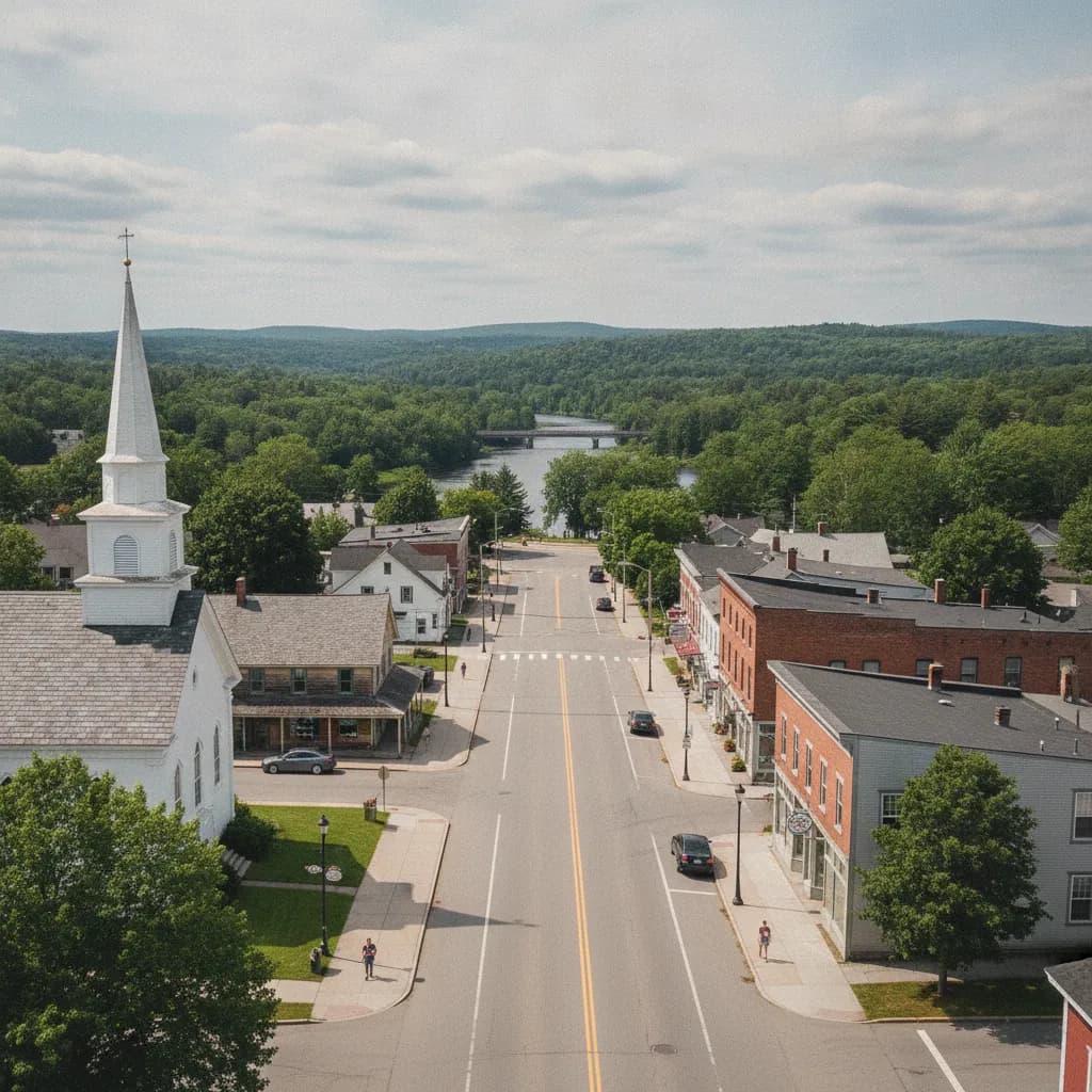 View of Winslow, ME