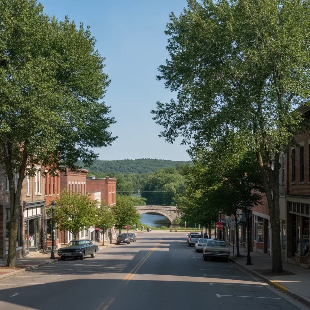 View of Big Rapids, MI
