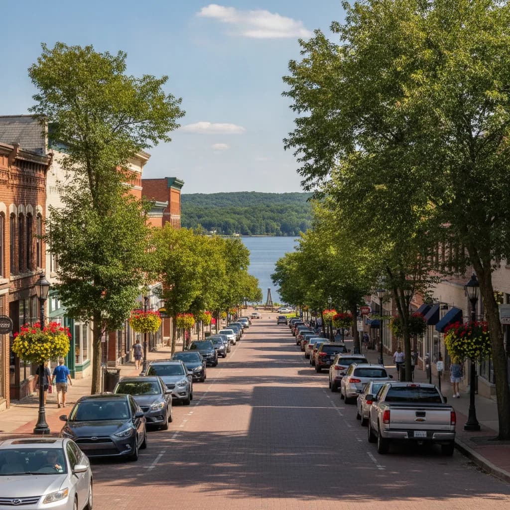 View of Brighton, MI
