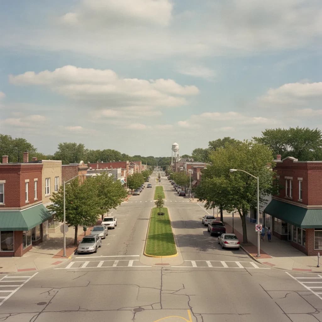 View of Center Line, MI