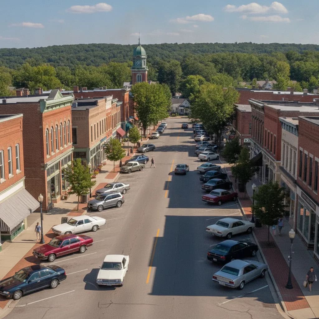 View of Coldwater, MI