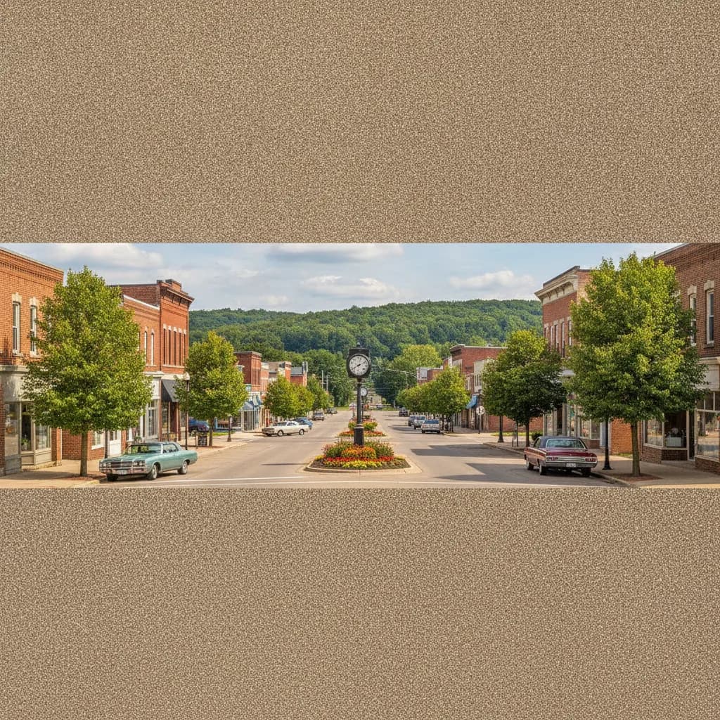 View of Coopersville, MI