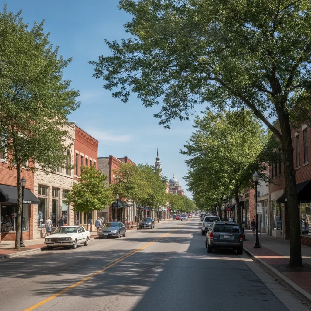 View of Dearborn, MI