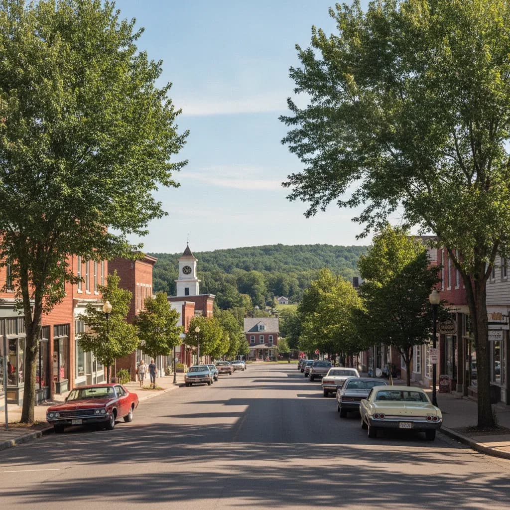 View of Dexter, MI