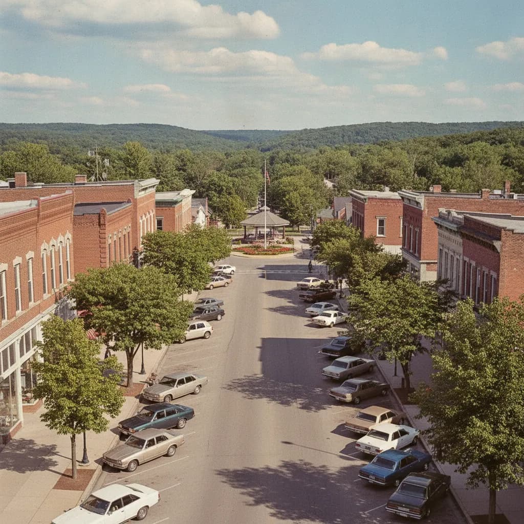 View of Dowagiac, MI