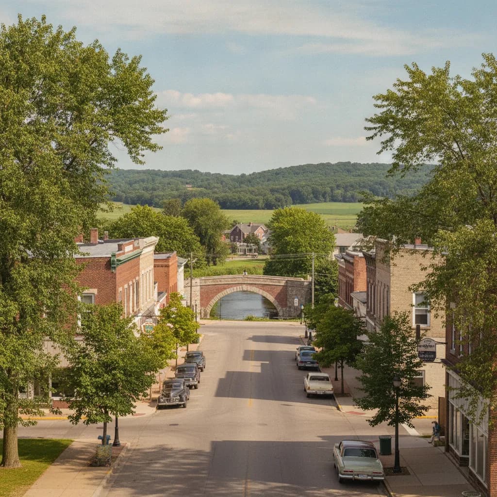View of Dundee, MI