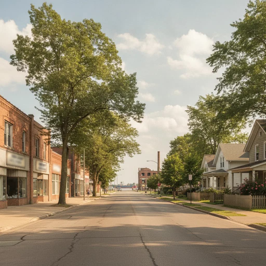 View of Ecorse, MI