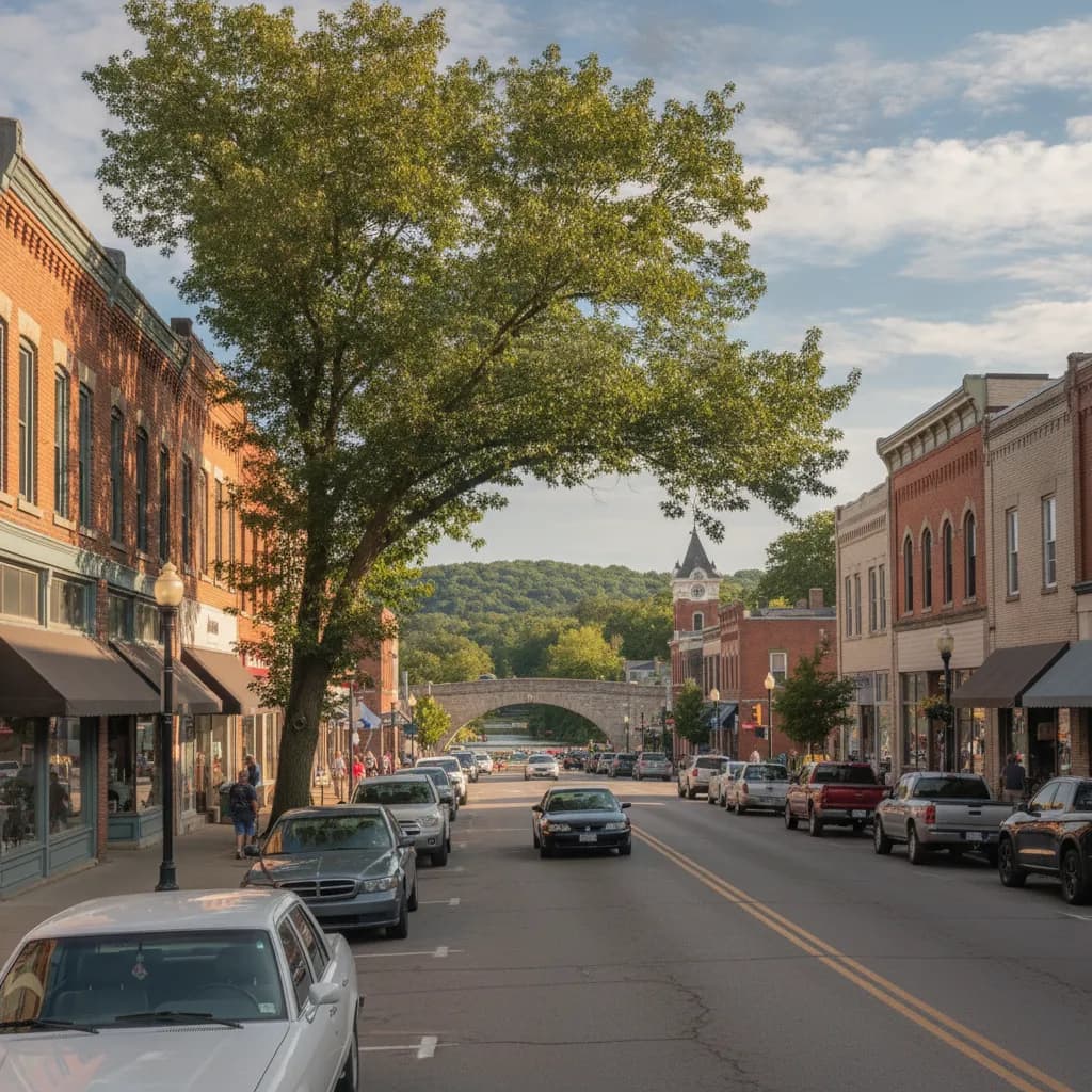 View of Fenton, MI