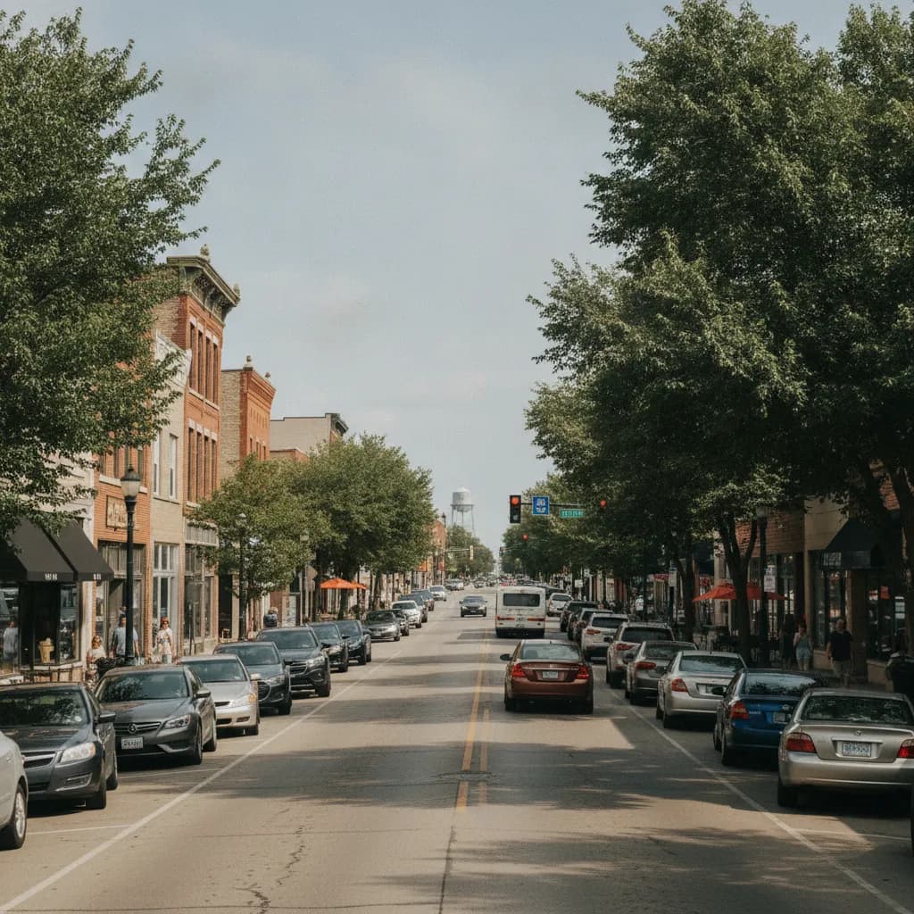View of Ferndale, MI