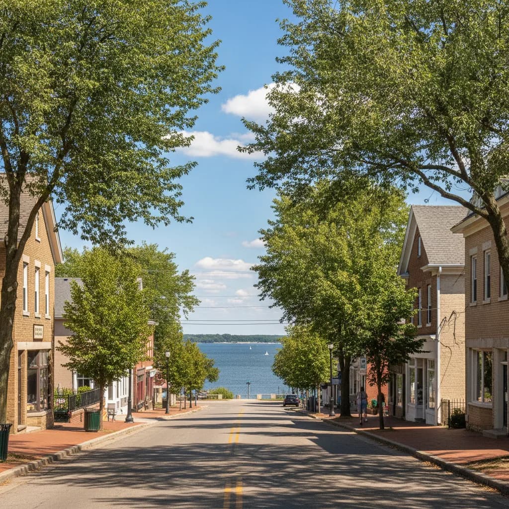 View of Gibraltar, MI