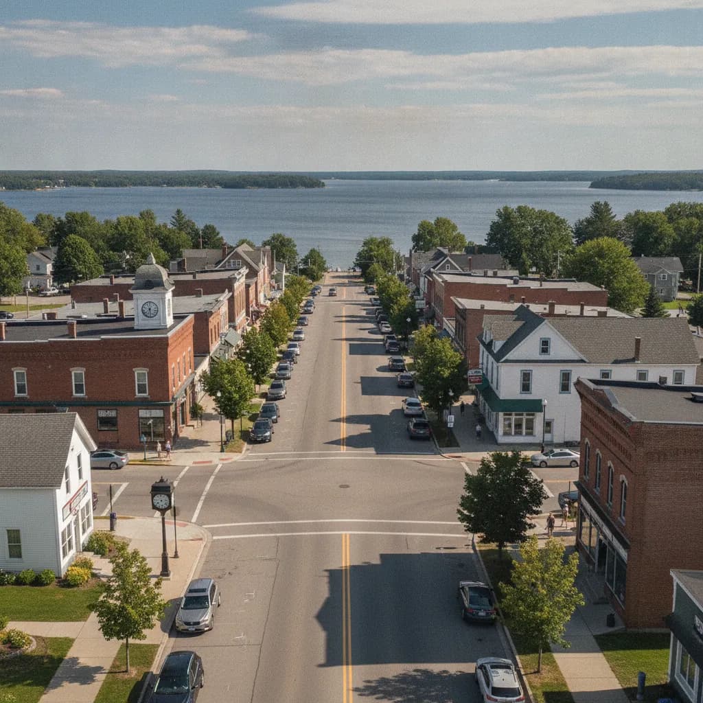View of Gladstone, MI
