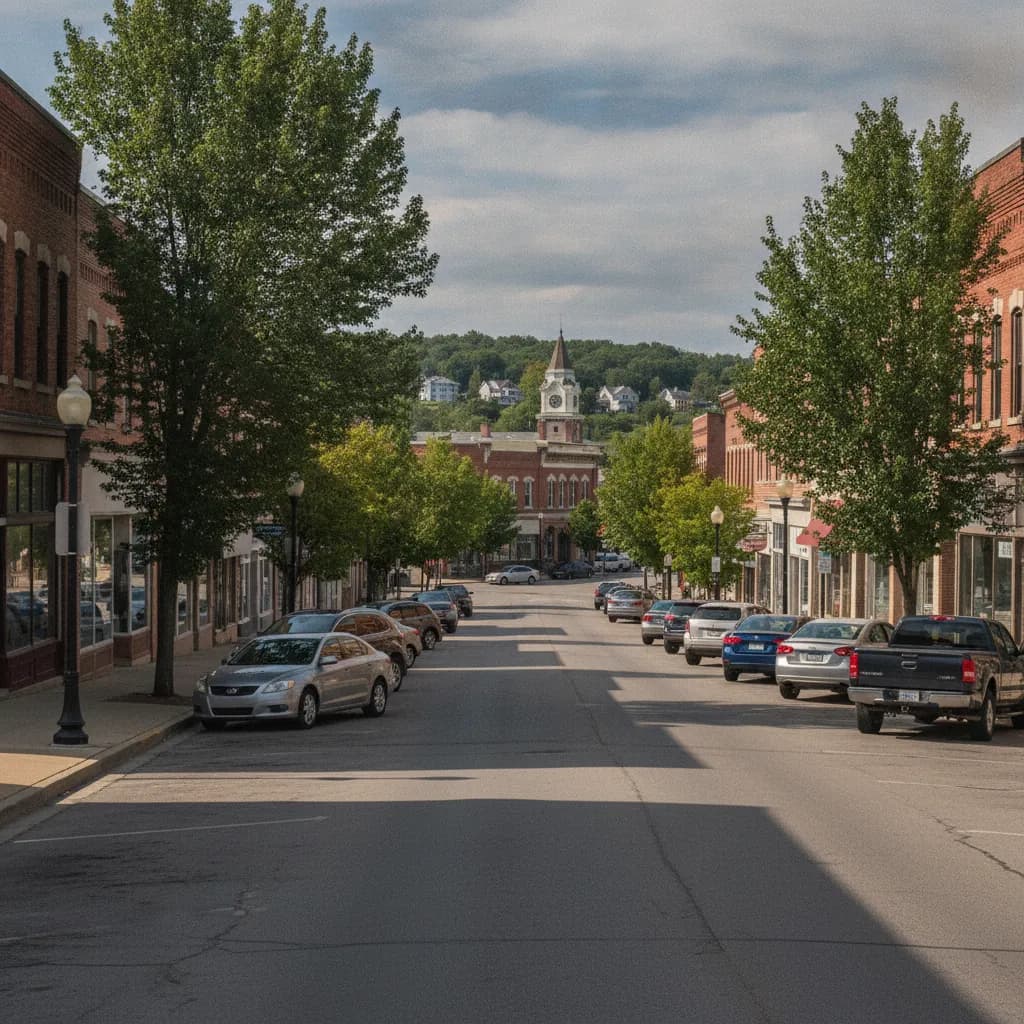 View of Hastings, MI