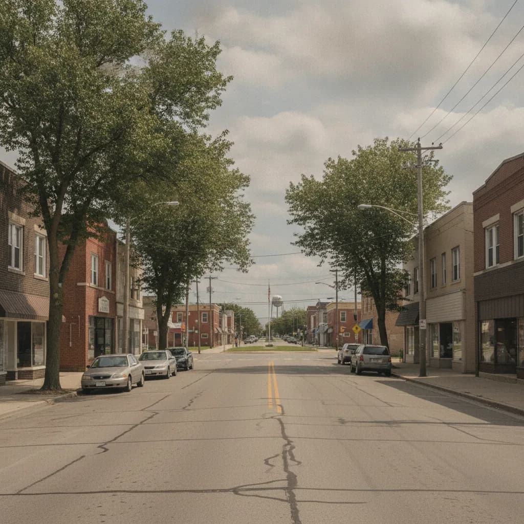View of Hazel Park, MI