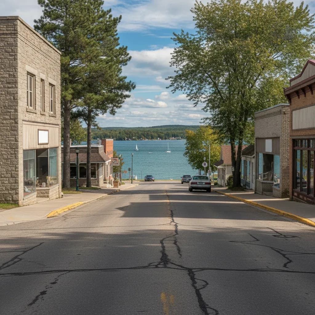 View of Houghton Lake, MI