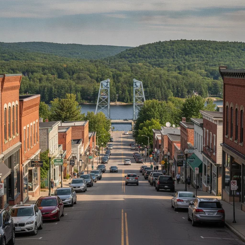 View of Houghton, MI