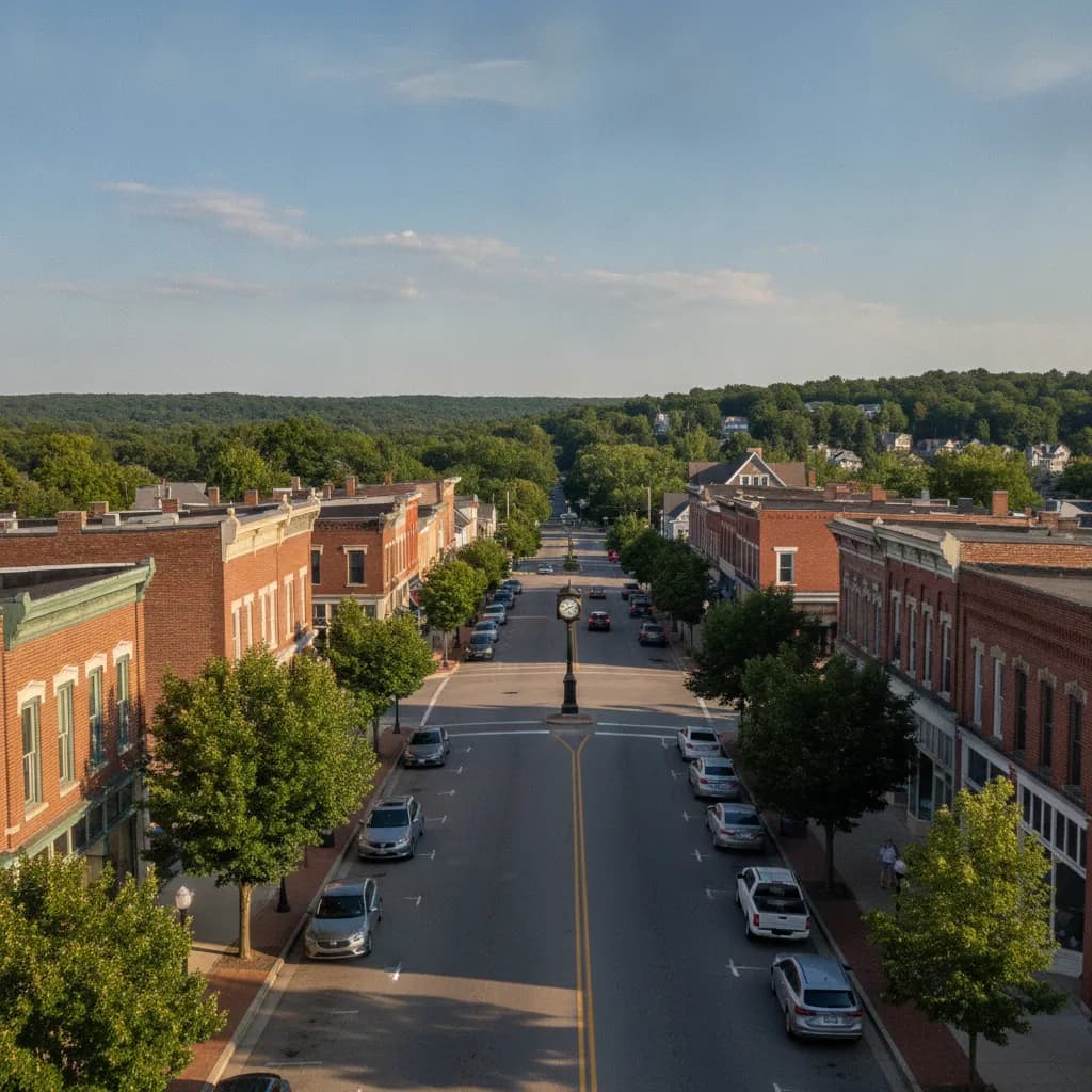 View of Howell, MI