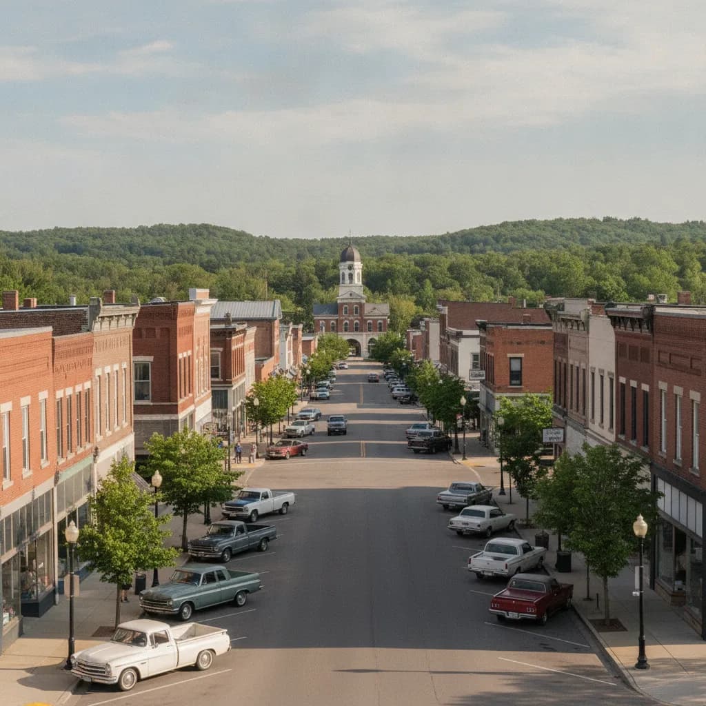 View of Ionia, MI