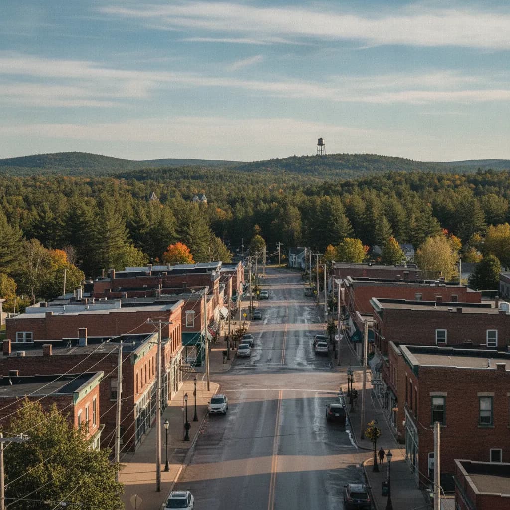 View of Iron Mountain, MI