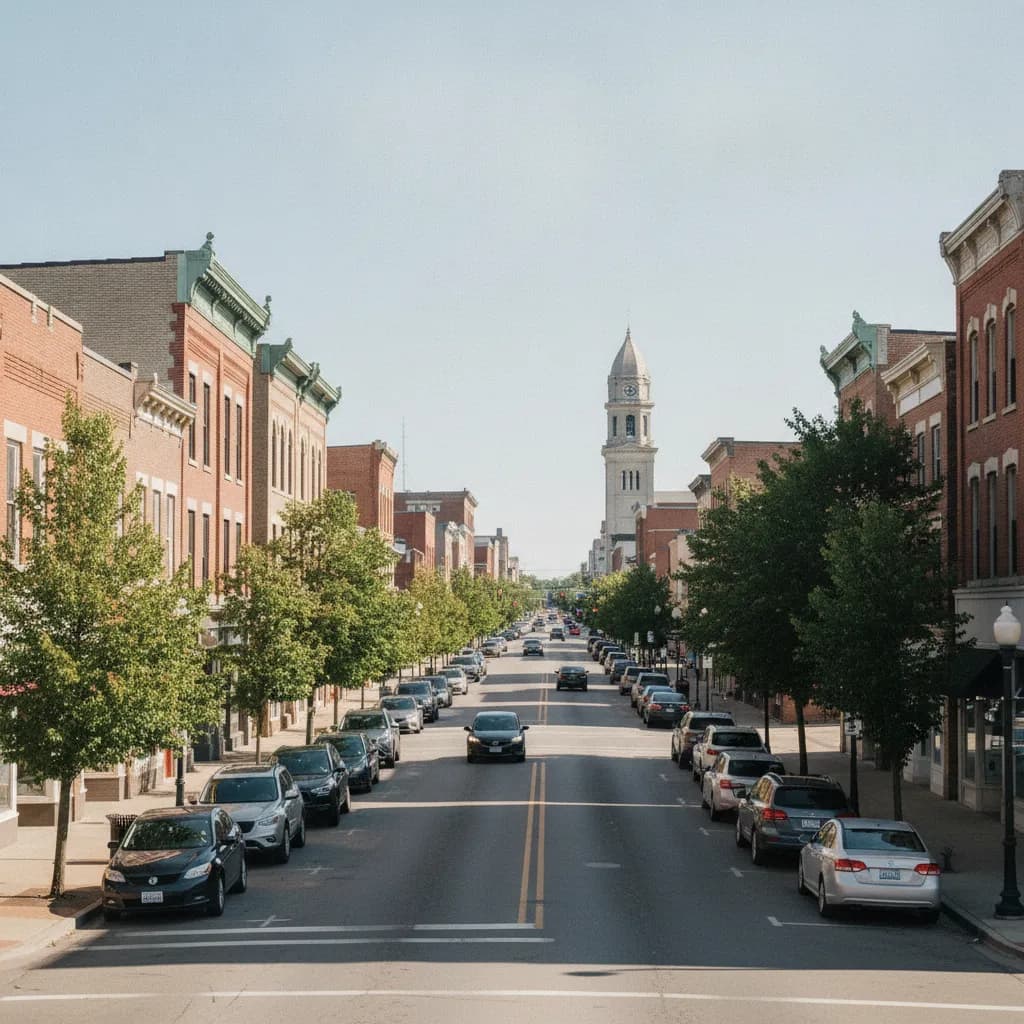 View of Jackson, MI