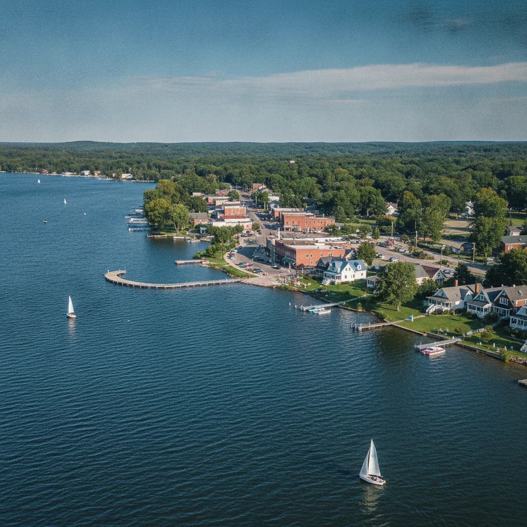 View of Lake Fenton, MI