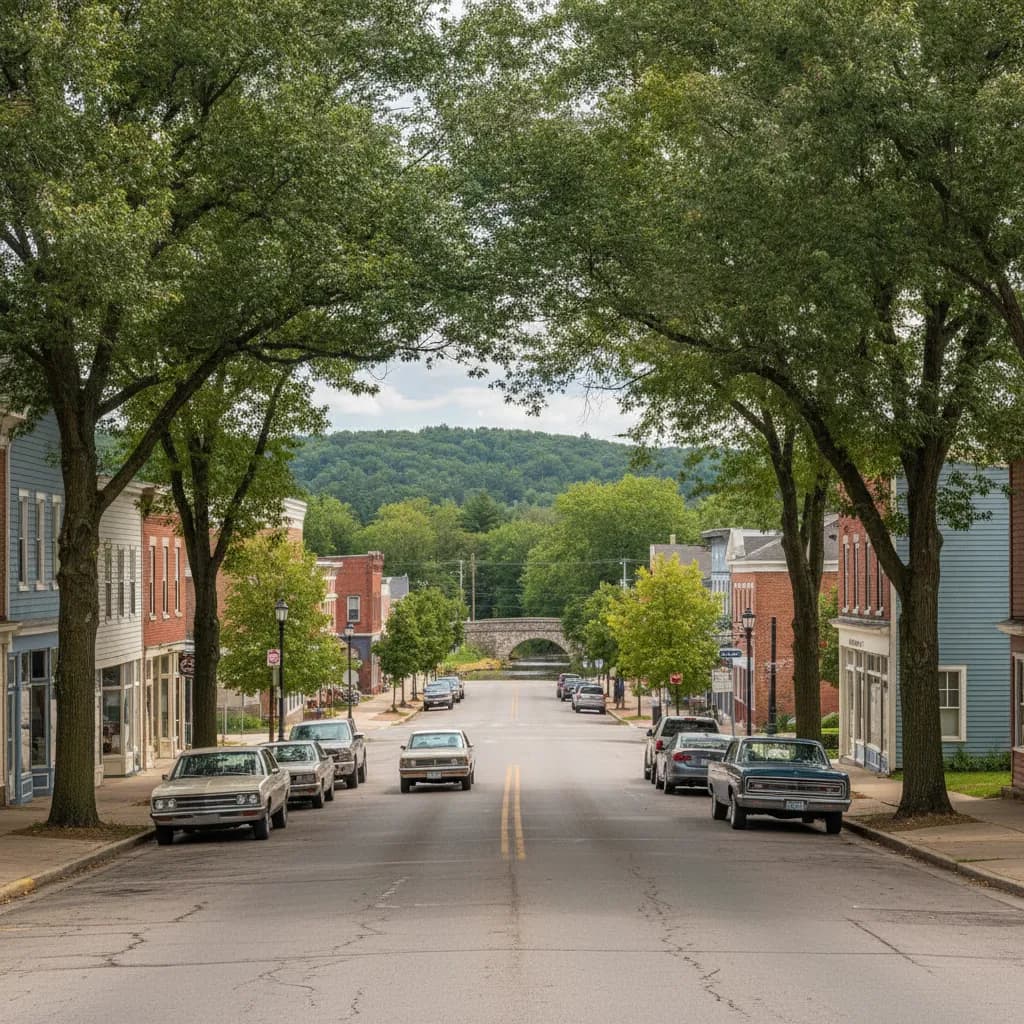 View of Lambertville, MI