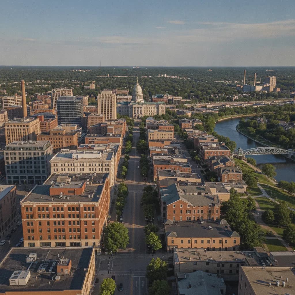 View of Lansing, MI
