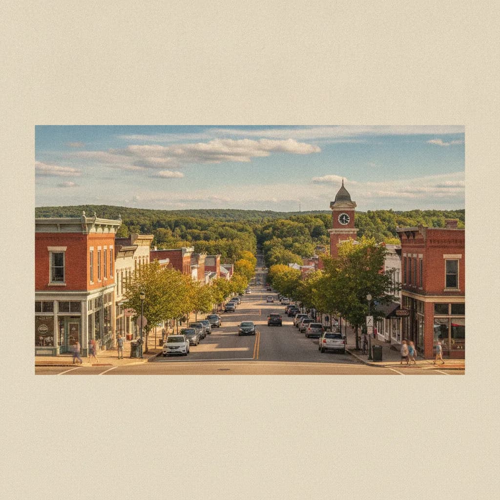 View of Lapeer, MI