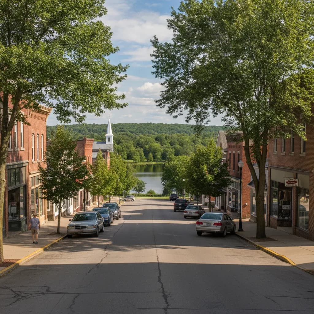 View of Linden, MI