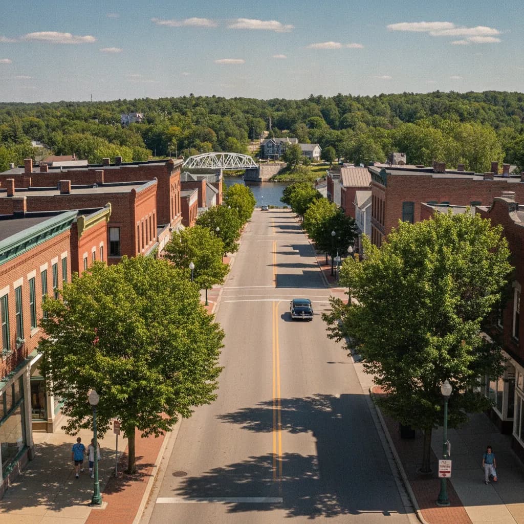 View of Manistee, MI