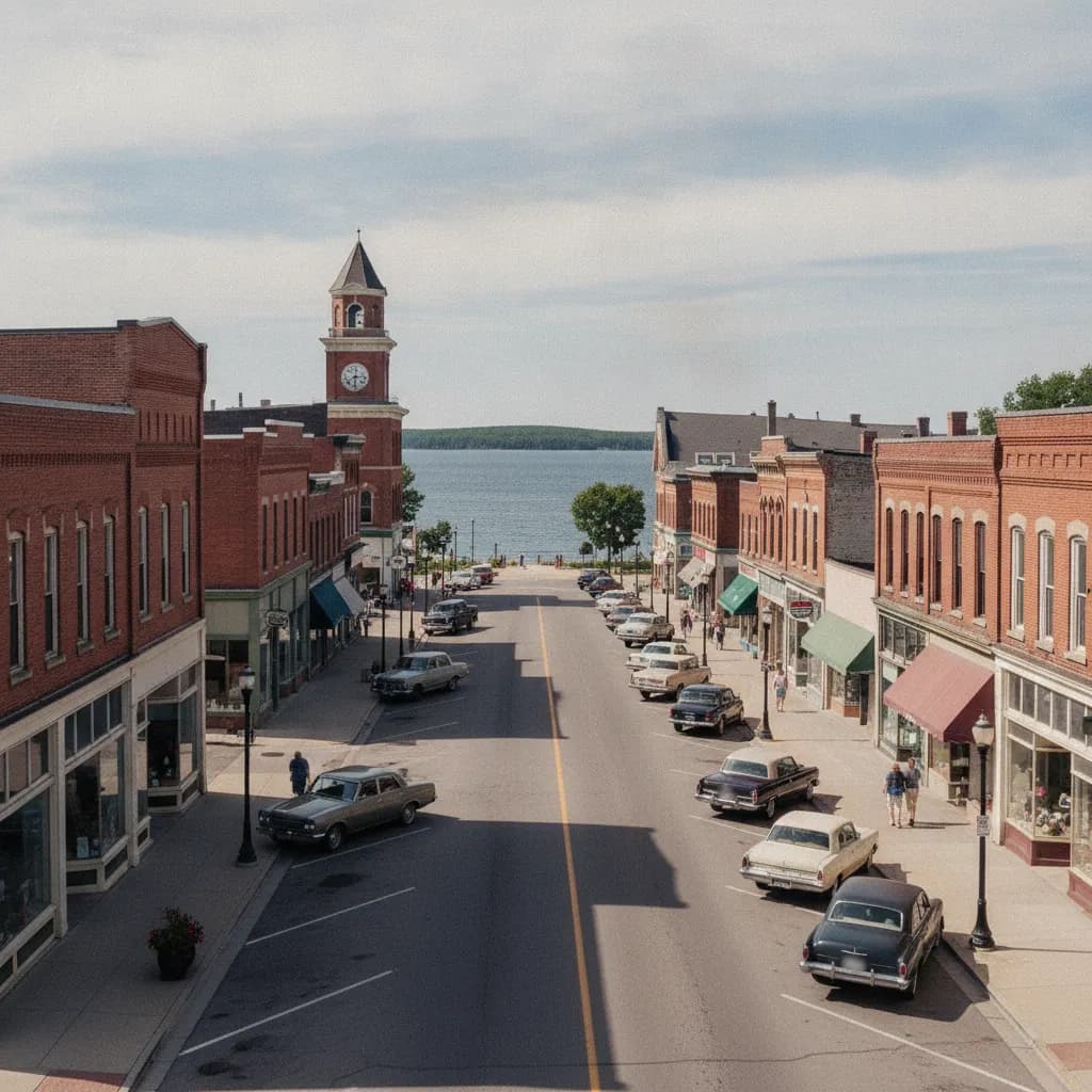 View of Menominee, MI