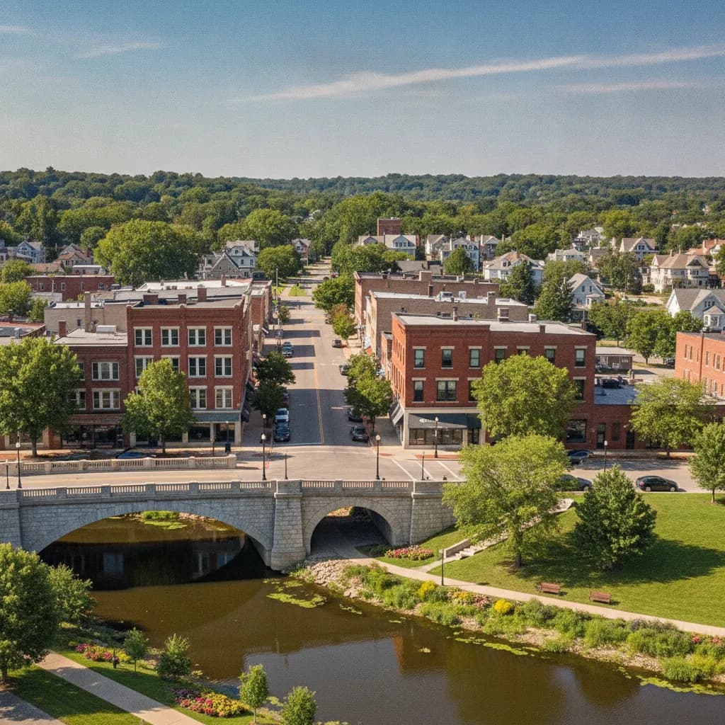 View of Midland, MI