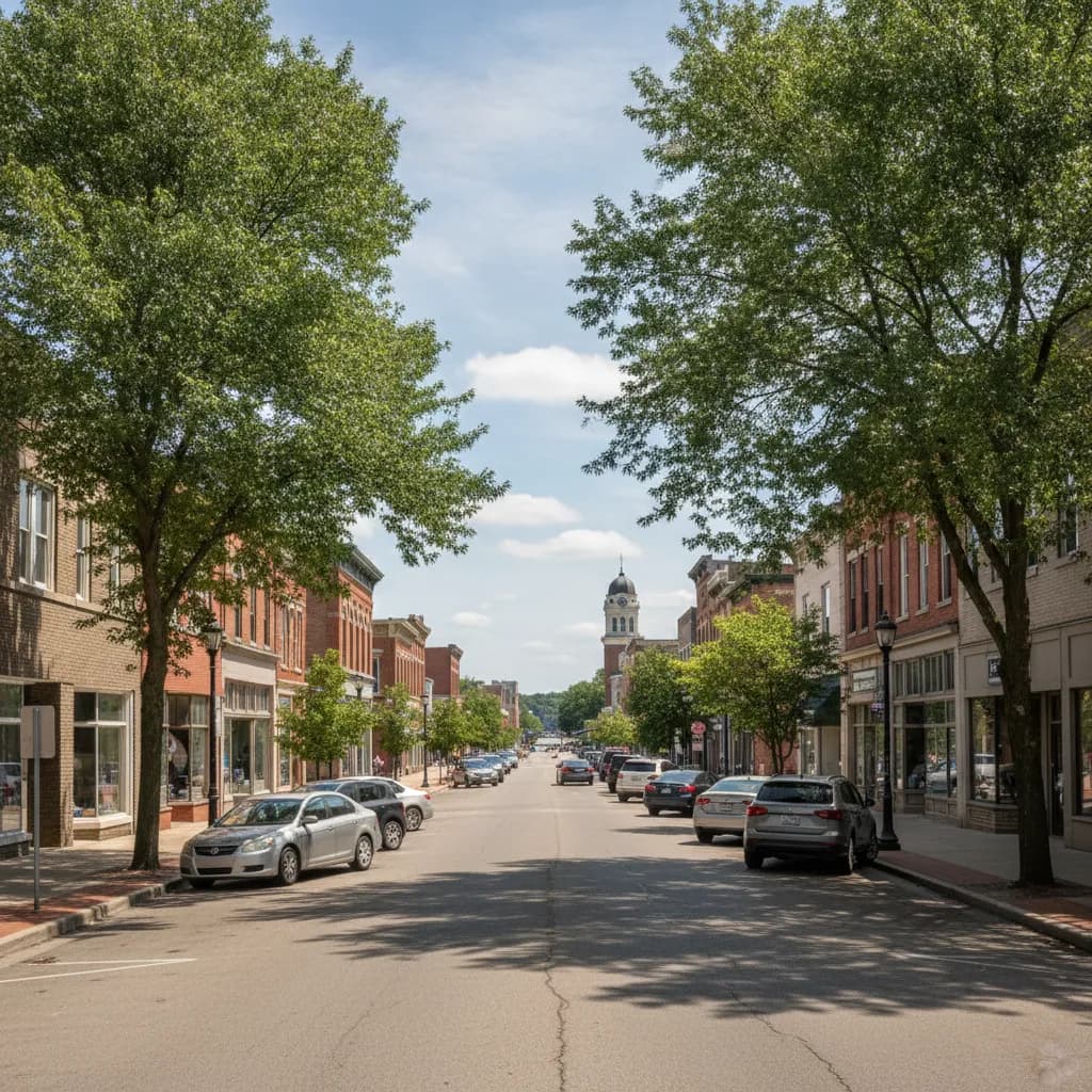 View of Monroe, MI