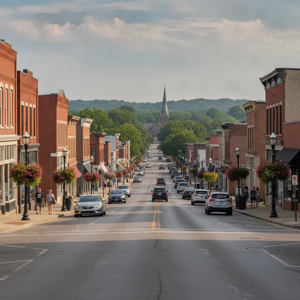 View of Mount Pleasant, MI