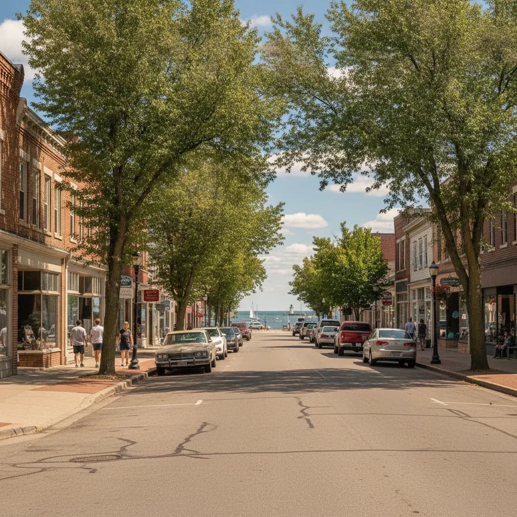 View of New Baltimore, MI