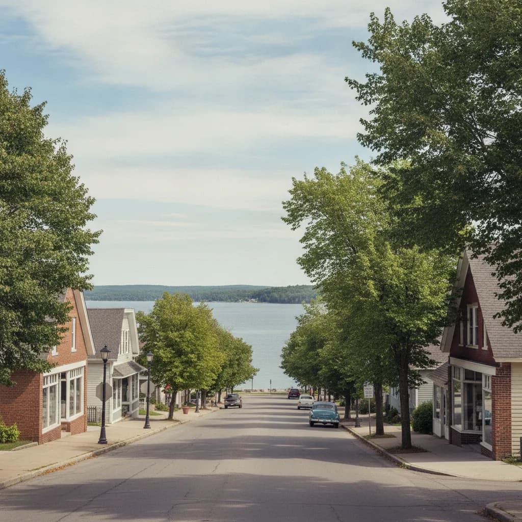 View of North Muskegon, MI