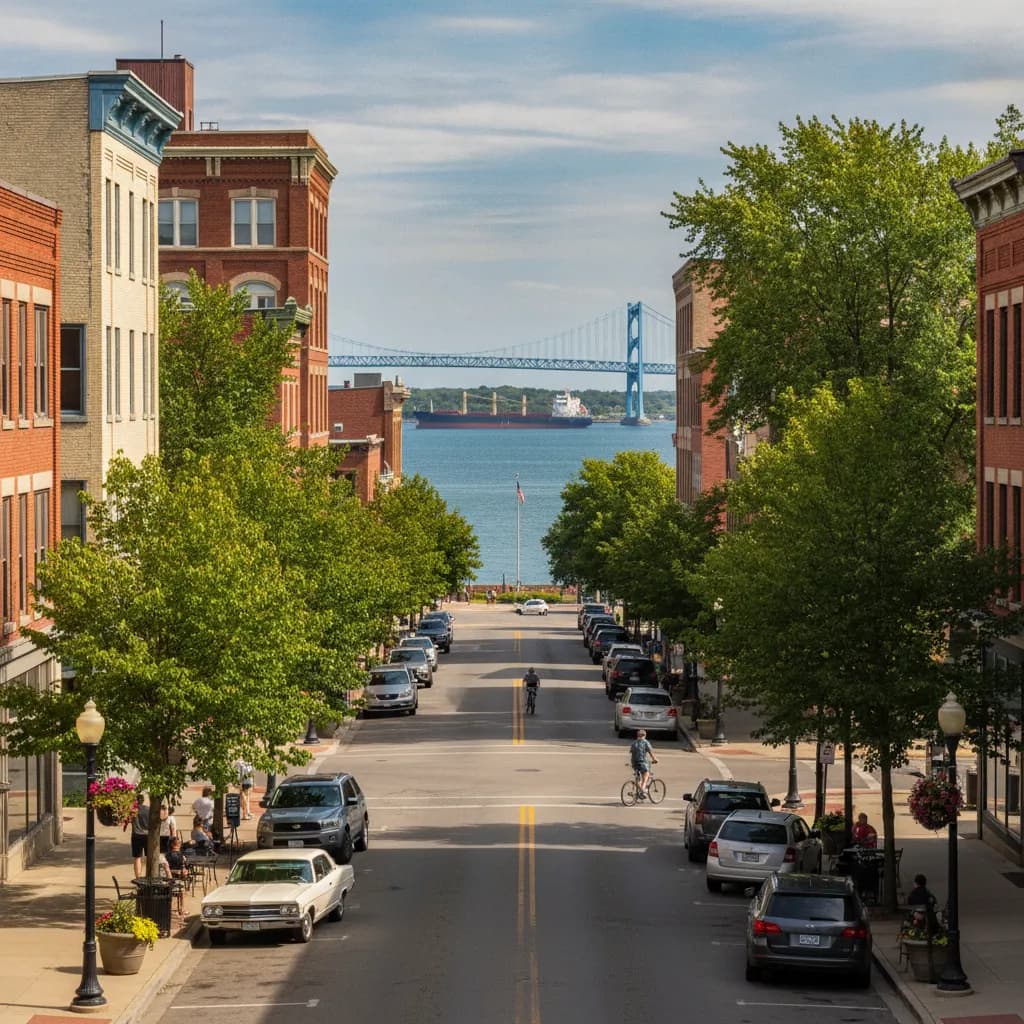 View of Port Huron, MI