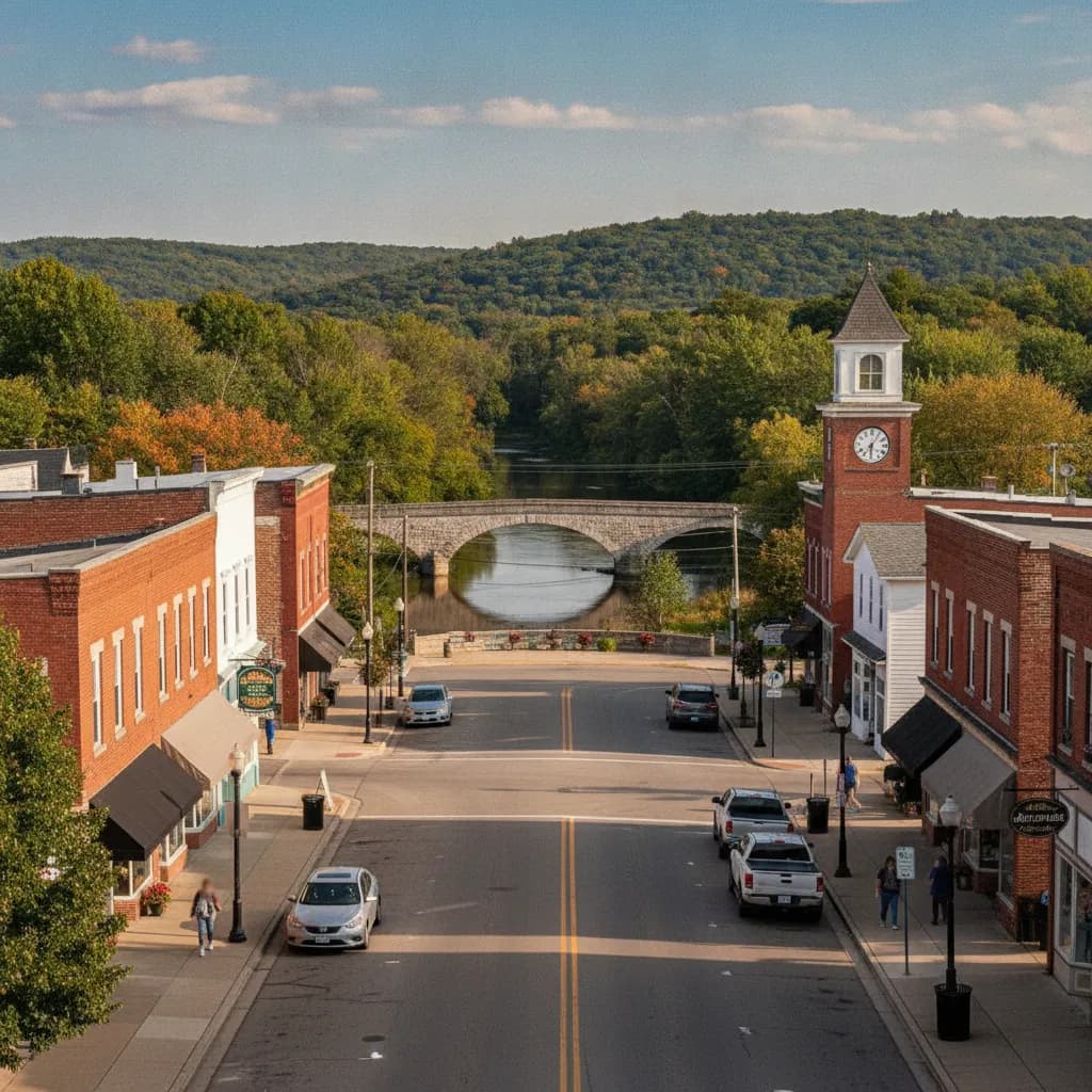 View of Rockford, MI