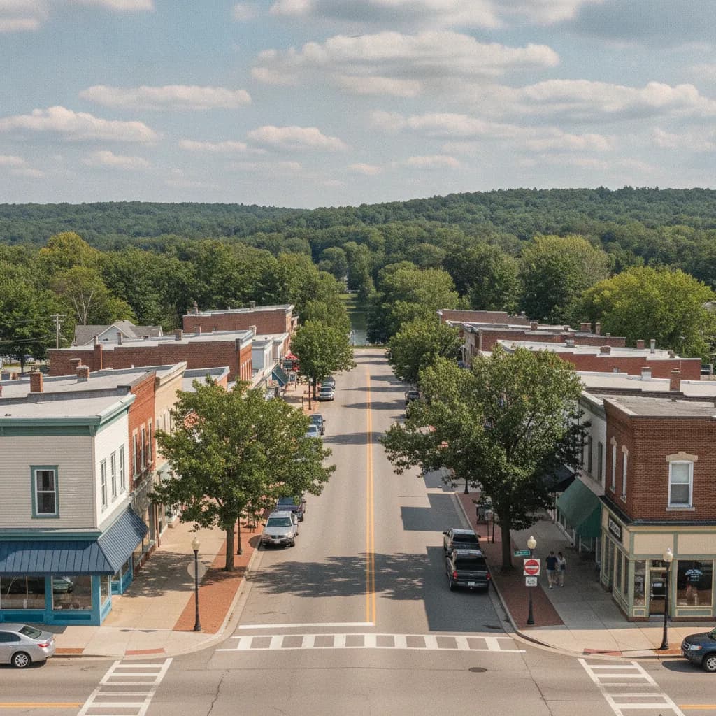View of Roosevelt Park, MI