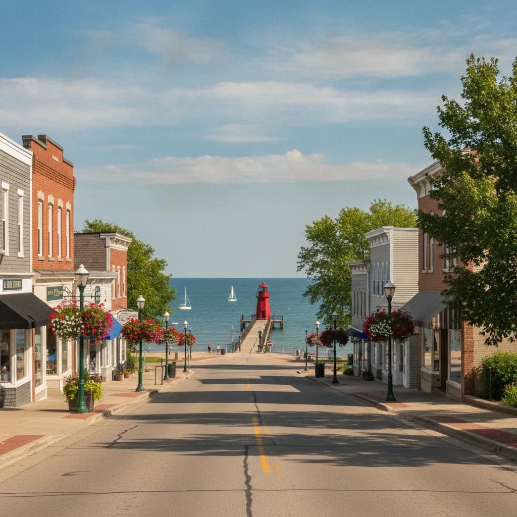 View of South Haven, MI